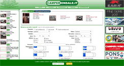 Desktop Screenshot of camperonsale.it